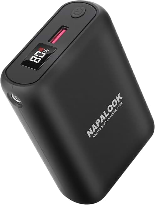 Large Capacity 20000mAh Heated Vest Power Bank