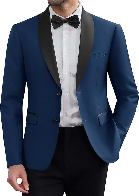 Slim Fit Men’s Tuxedo Jacket for Formal Events