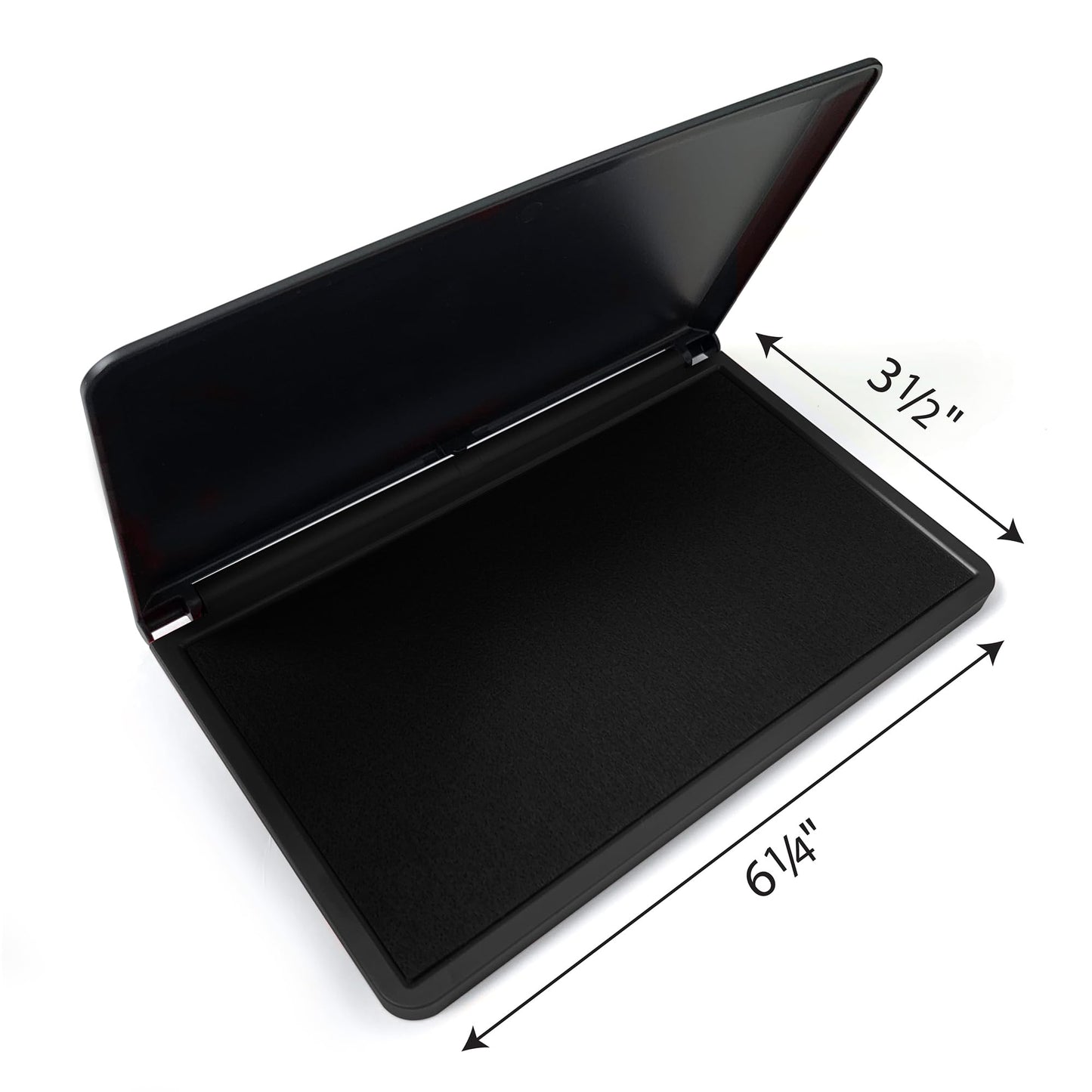 Black Felt Stamp Pad, Size No.2, 6-1/4" x 3-1/2"