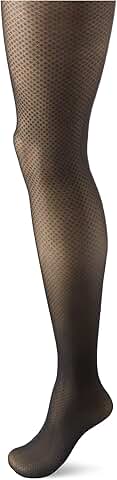 Women's Black Diamond Compression Tights with Sheer Toe