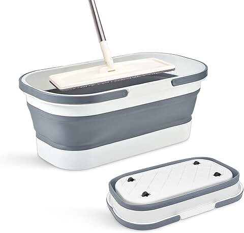 Lightweight 14L Collapsible Wheel Bucket for Cleaning and Camping