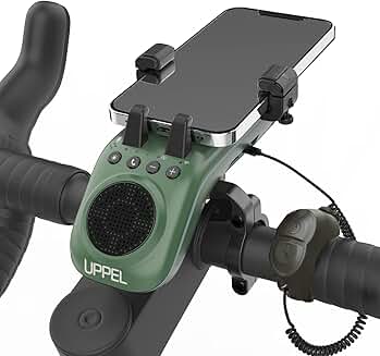 Bike Phone Mount with LED Light and Power Bank