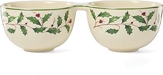 Holiday Double Dip Bowl for Festive Serving