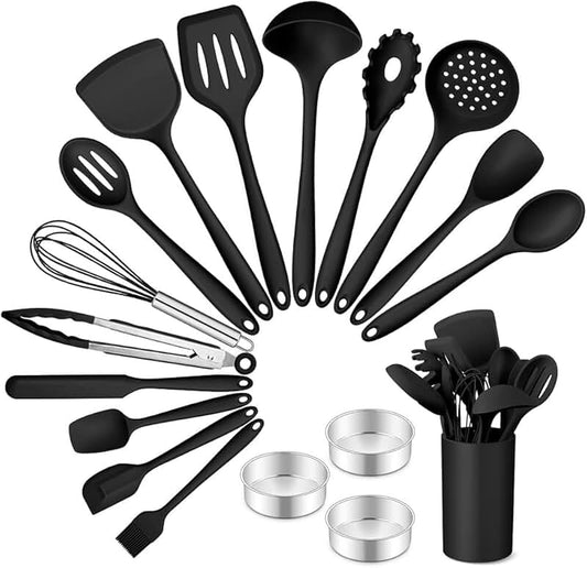 Set of 7 Nonstick Cast Iron Cookware with Handles