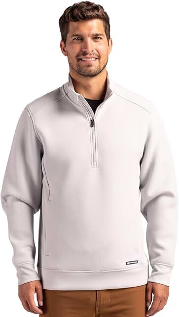 Eco-Friendly Recycled Quarter Zip Men's Pullover