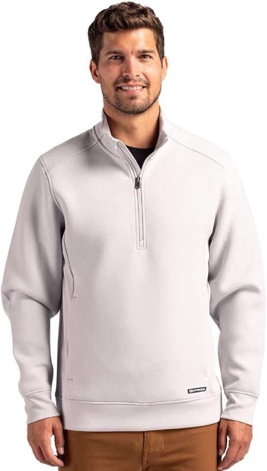 Eco-Friendly Recycled Quarter Zip Men's Pullover