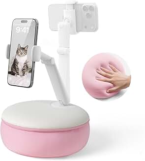 Mini Adjustable Phone Pillow Stand for Bed or Sofa