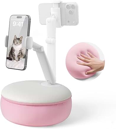 Mini Adjustable Phone Pillow Stand for Bed or Sofa