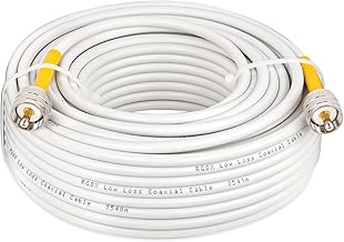 75ft RG8x Coaxial Cable for Radio and Marine Use