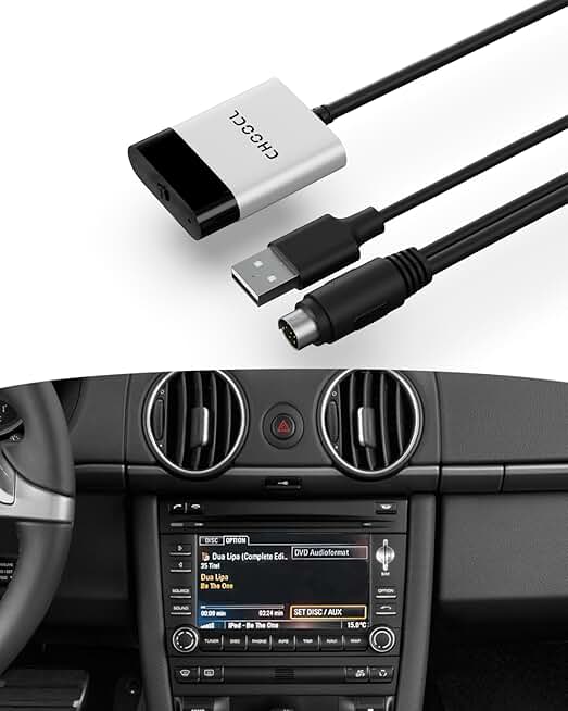 Bluetooth Car Adapter with iPod and USB Y Cable