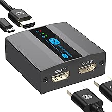 8K HDMI Splitter 1 In 2 Out for 4K 120Hz Displays
