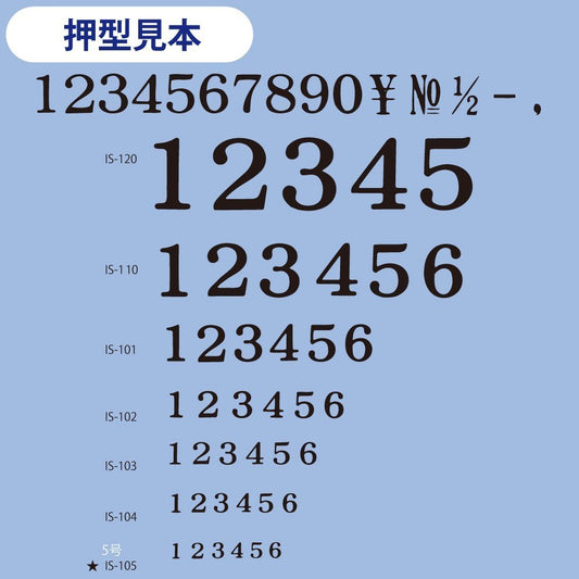 Endless Number Stamp Set