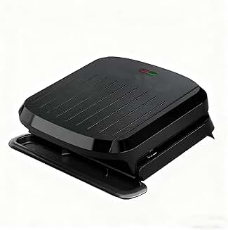 4-Serving Non-Stick Grill and Panini Maker