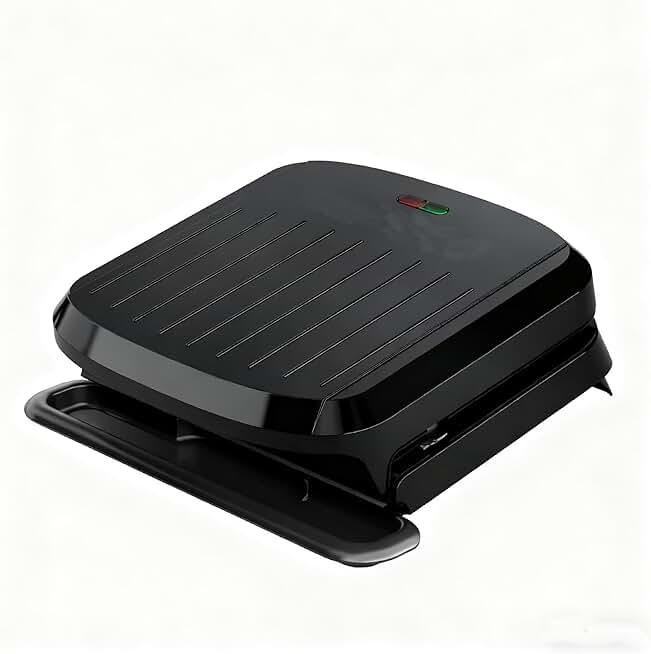4-Serving Non-Stick Grill and Panini Maker
