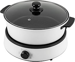Electric Hot Pot with Induction Cooker and Non-Stick Skillet