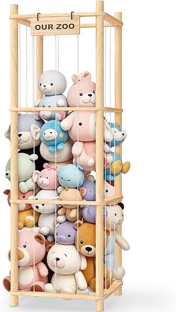 Wooden Stuffed Animal Storage and Organizer