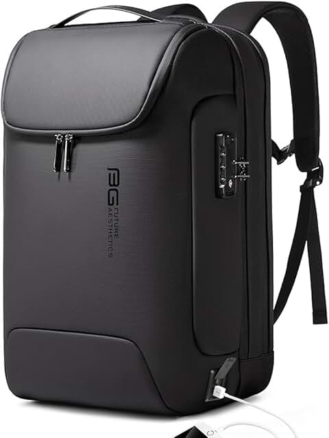 Men's Waterproof Anti-Theft Travel Backpack with USB Port