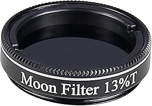 Moon Filter for 1.25" Telescopes to Improve Lunar Viewing