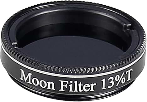 Moon Filter for 1.25" Telescopes to Improve Lunar Viewing