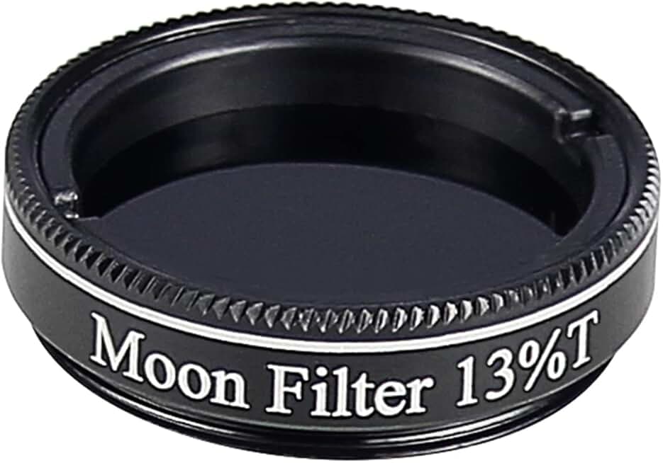 Moon Filter for 1.25" Telescopes to Improve Lunar Viewing