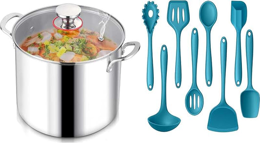 12-Piece Stainless Steel Cookware Set