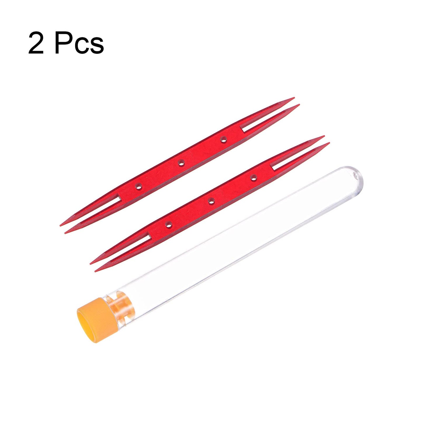 LaceCraft Duo 2pcs Plastic Weaving Shuttles Dark Red