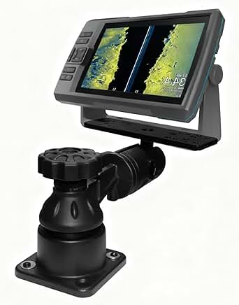 7.32" Fish Finder Mount with Swing Arm for Boats