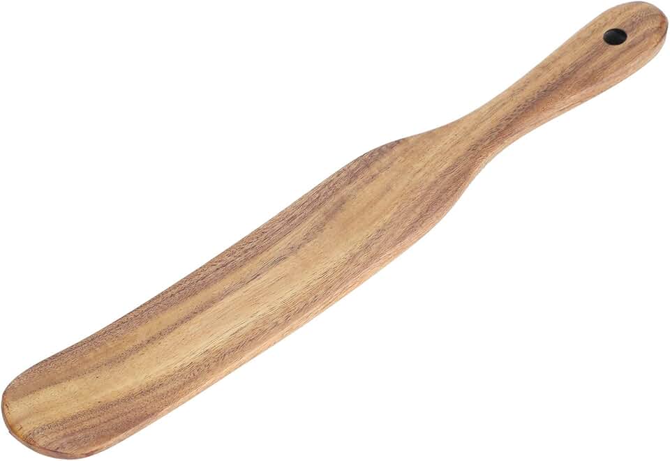 Wooden Teak Spatula for Stirring and Serving