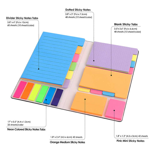 Sticky Notes Set for Journaling and Planning