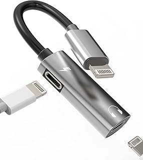 Dual Lightning Audio and Charging Adapter