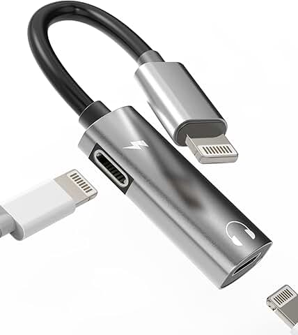 Dual Lightning Audio and Charging Adapter