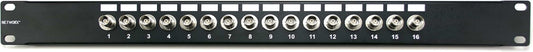 16-Port Coaxial Patch Panel