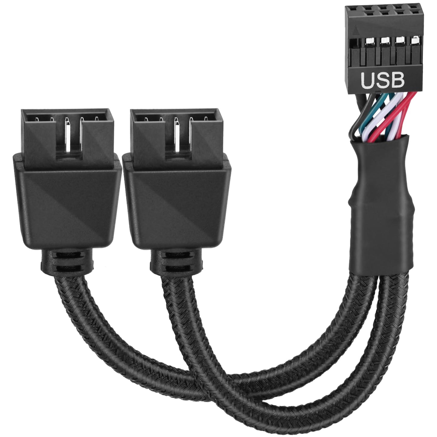 USB 2.0 Motherboard Header Splitter Cable