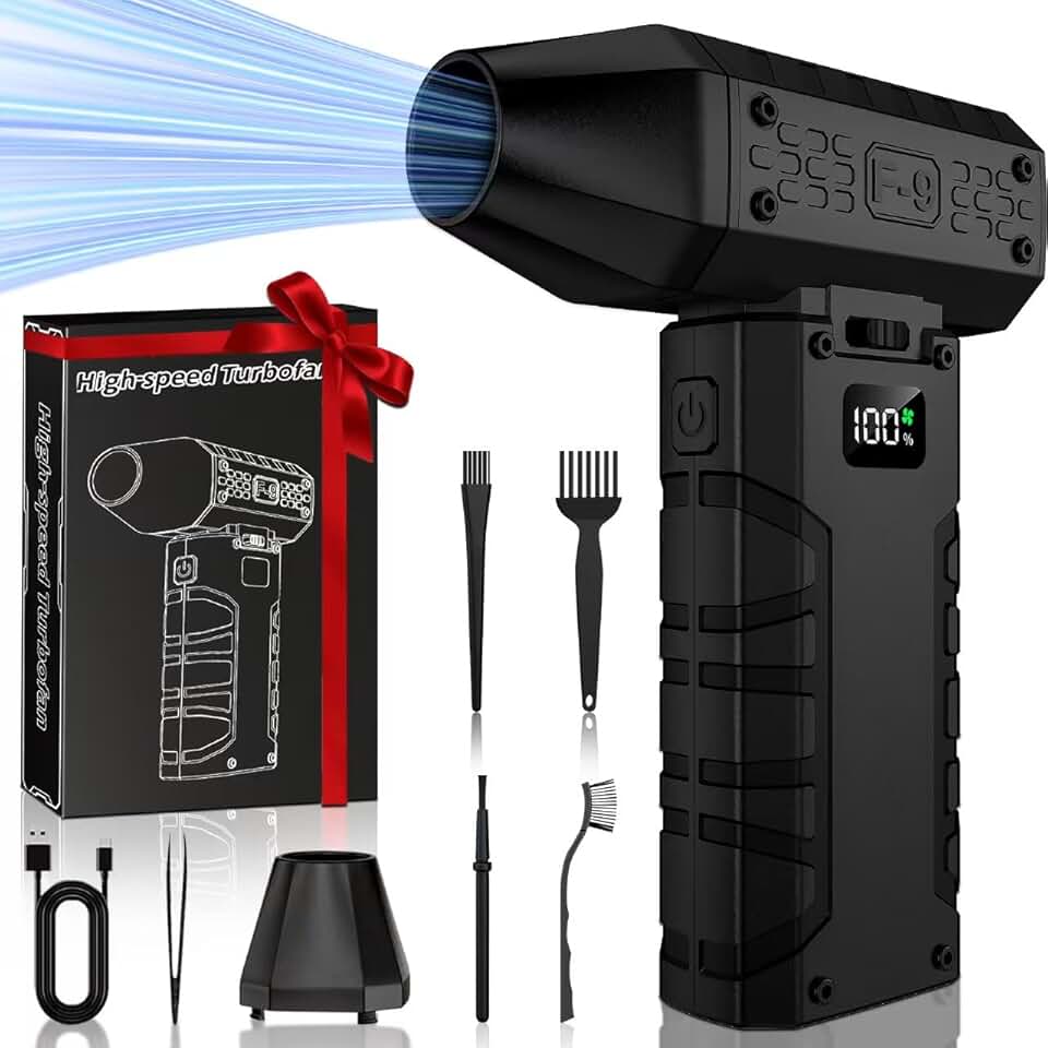 Electric Cordless Air Duster with LED Light