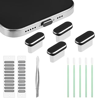 USB C Dust Plug and Speaker Cover Kit (4 Pack)
