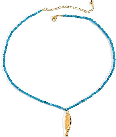 Colorful Boho Fish Necklace for Women