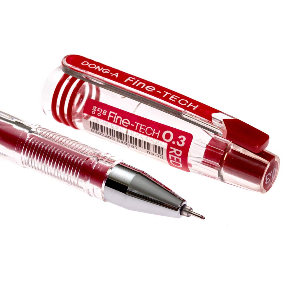 Red 0.3mm Gel Ink Rollerball Pen, Dozen Pack