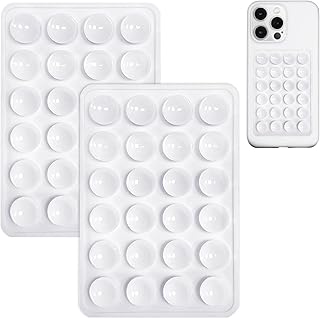 Two Silicone Suction Phone Mounts for Selfies and Videos