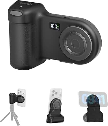 Wireless Camera Grip with Power Bank and Tripod