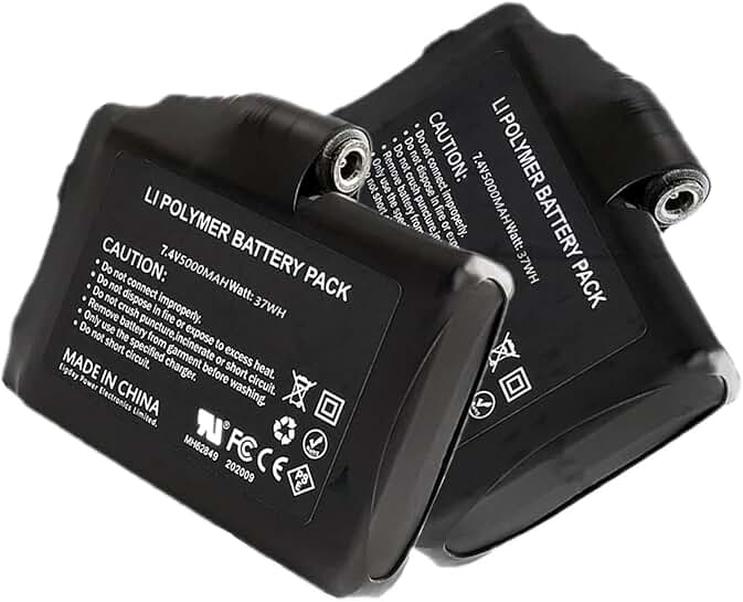 7.4V 5000mAh Li-Polymer Rechargeable Battery Pack
