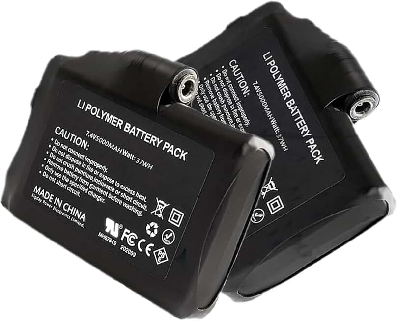 7.4V 5000mAh Li-Polymer Rechargeable Battery Pack