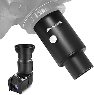 Right angle viewfinder with mounting adapters and camera adapter