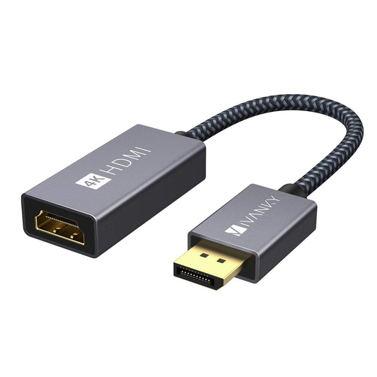 Active DisplayPort to HDMI Adapter, 4K@60Hz, Grey