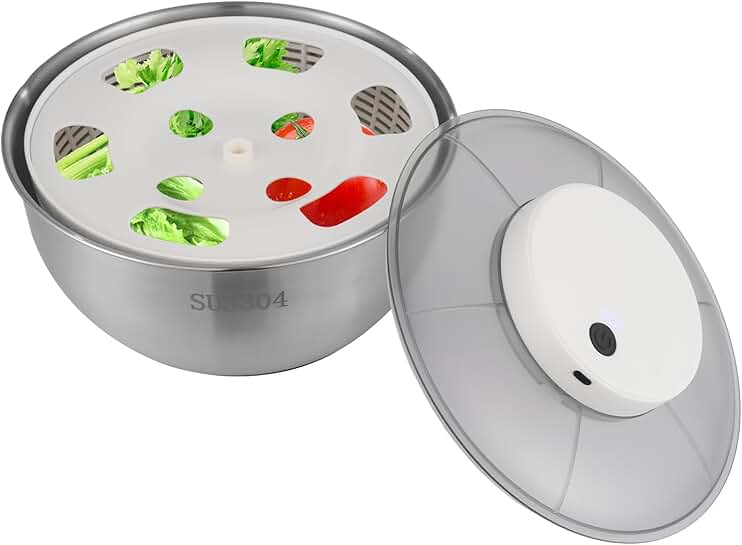 Stainless Steel Electric Salad Dehydrator for Vegetables