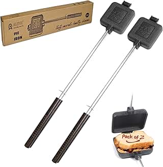 Cast Iron Camp Pie and Sandwich Maker Set