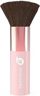 Bronze Tall Kabuki Brush for Liquid Makeup
