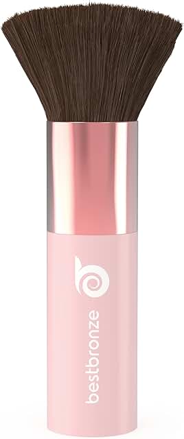 Bronze Tall Kabuki Brush for Liquid Makeup