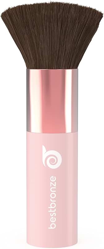 Bronze Tall Kabuki Brush for Liquid Makeup