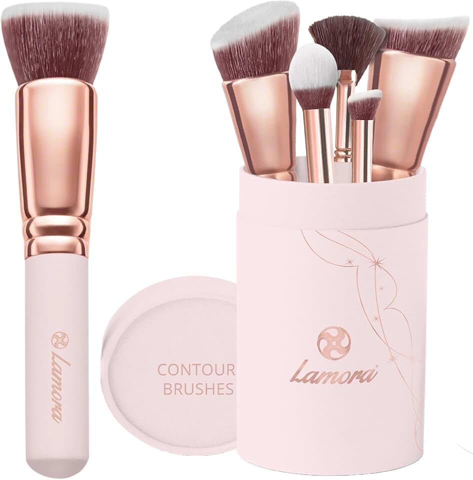 Rose Kabuki and Contour Brush Set