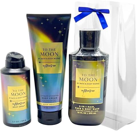 Men's Body Spray, Cream & 3-in-1 Wash Gift Set